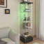 Vitrine moderne en verre avec tiroir-715267129