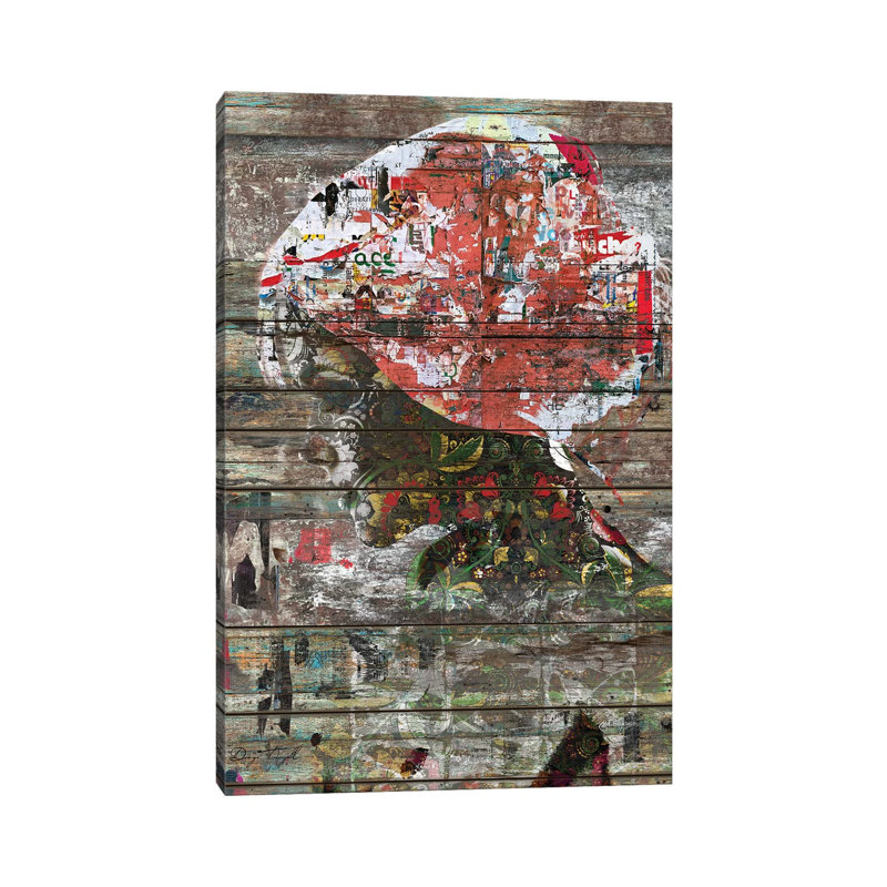 Hidden Nature - Profile Of Woman 1 Piece Wall Art on Canvas, 101.6 cm H x 66.04 cm W