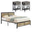 Metal Piece Bedroom Set-92686017-92686018