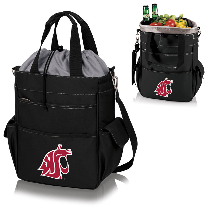 Activo Insulated Tote, Black, Washington State University Cougars