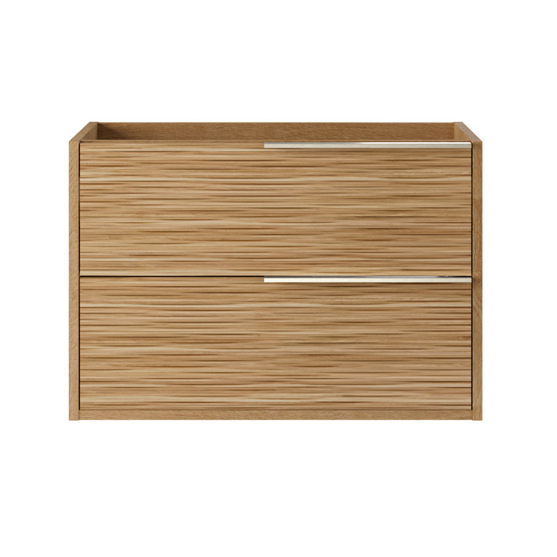 Meuble-lavabo mural simple 32 po Nora, Argent, 32" W
