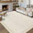 Modern Bordered Machine Washable Rug with Rubber Backing Non-Slip Low Pile Carpet for Living Room Bedroom Kitchen Dining Room-2041909092-2041909091