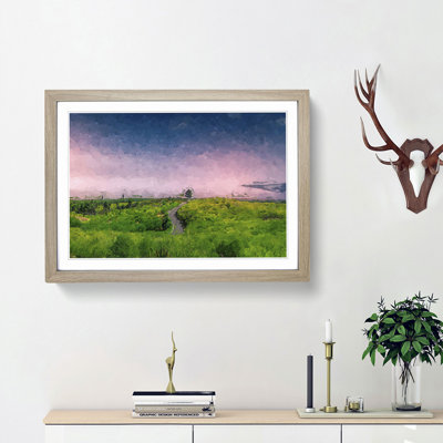 Driving Through Tenerife in Abstract - Picture Frame Graphic Art Print