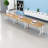 Milaynah 141.73'' W Rectangle Partition Desk