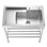Pearlhaus 33'' L Stainless Steel Single Basin Kitchen Sink
