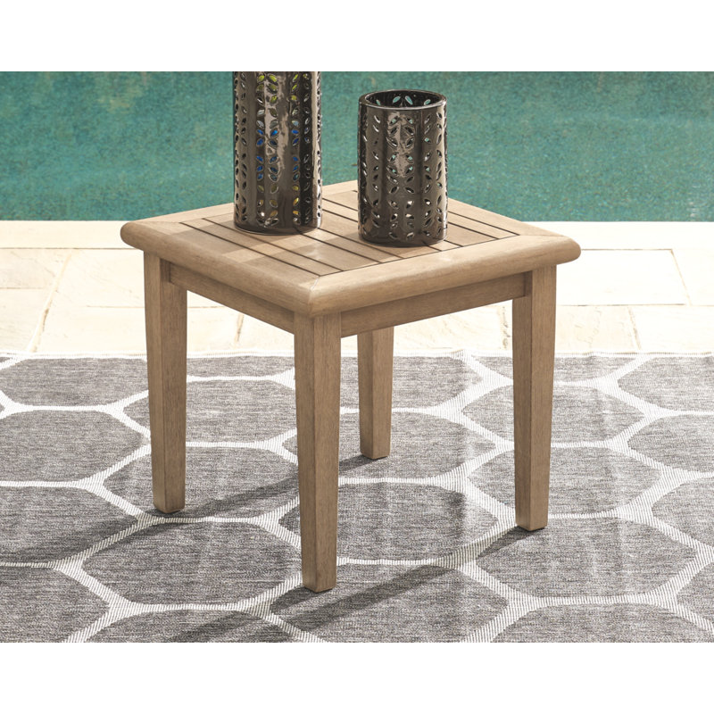 Gundrath Solid Wood End Table