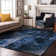 Premium Machine Washable Cerrito AMF560 Navy Rug