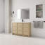 Meuble-lavabo autoportant avec lavabo en résine-1006336375