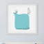 Baleine bleue - reproduction de cadre photo-21728309