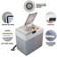 Koolatron 12V Electric Cooler/Warmer 31L (33 qt), Dual Opening, Grey