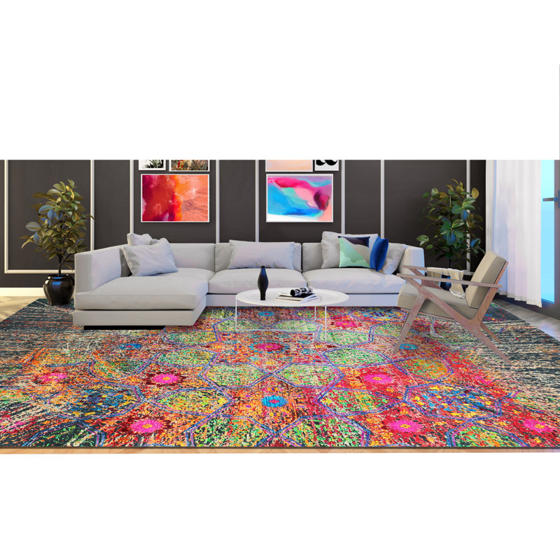 Area Rug in Charcoal