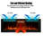 1500W Recessed-in Electric Fireplace with 3-Color Top Light, Remote Control, and Touch Screen-97996700