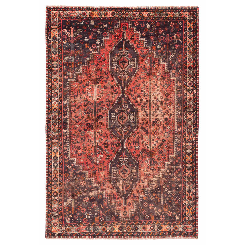 Tapis rouge Melis 6 pi 4 po x 9 pi 8 po