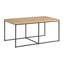 Ensemble de tables basses Alaterre Furniture - 3 tables gigognes industrielles avec grande table et tables d'appoint
