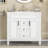 36'' Bathroom Vanity With Top Sink, Modern Bathroom Storage Cabinet With 2 Soft Closing Doors And 2 Drawers, Single Sink Bathroom Vanity-69376540