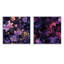 Faison - Ensemble de 2 collages floraux carrés-101847632-101847629