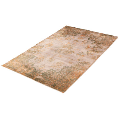 Tapis beige tissé à la main