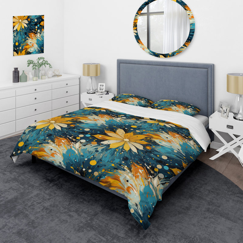 Ensemble de housse de couette Popart, Housse de couette pour très grand lit et 2 très