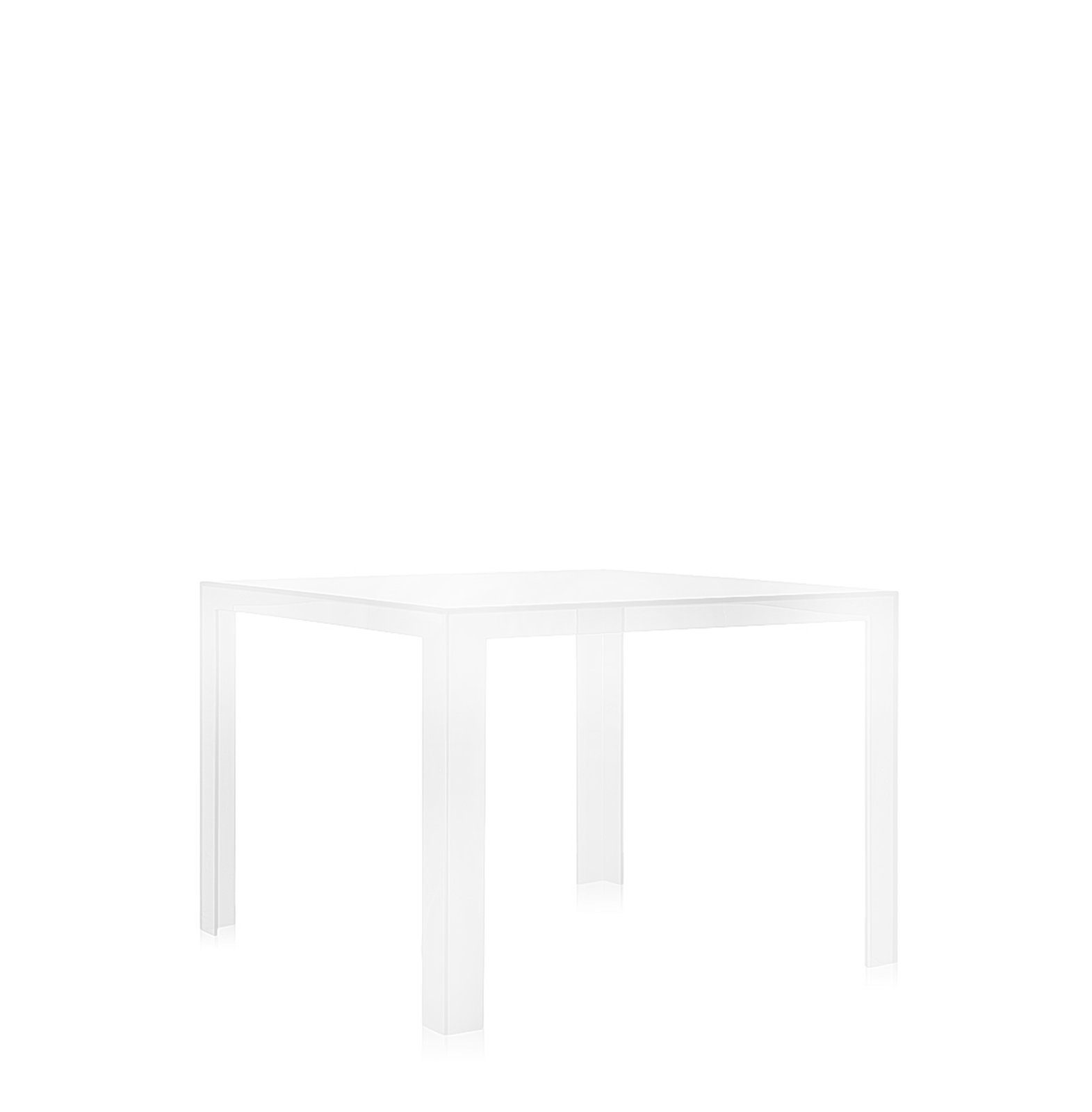 Invisible Coffee Table, Crystal, 28.35" H x 39.37" L x 39.37" W