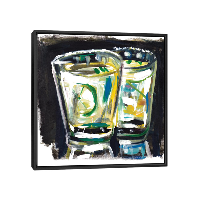 Margarita II, H 12 po x l 12 po x P 1,5 po, Cadre noir