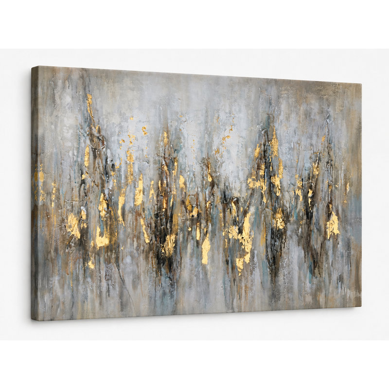 Peinture sur toile tendue, H 24 po x l 36 po x P 1,5 po
