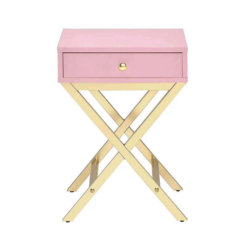 Rectangular Side Table With One Drawer