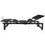 Base de lit grand noir avec positions réglables, télécommande sans fil, structure stable, moteur à réduction de bruit, compatibilité universelle