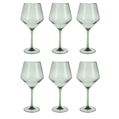 Fortessa Sole Outdoor Shatter Resistant BPA Free Premium Copolyester Plastic Drinkware 6 Pack, Yellow Sun, Sauvignon Blanc Glass