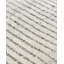Organic Hand Knotted Striped Area Rug in White/Gray-547775374