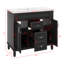 Meuble-lavabo de 36 po avec lavabo supérieur, conception moderne-2135723883
