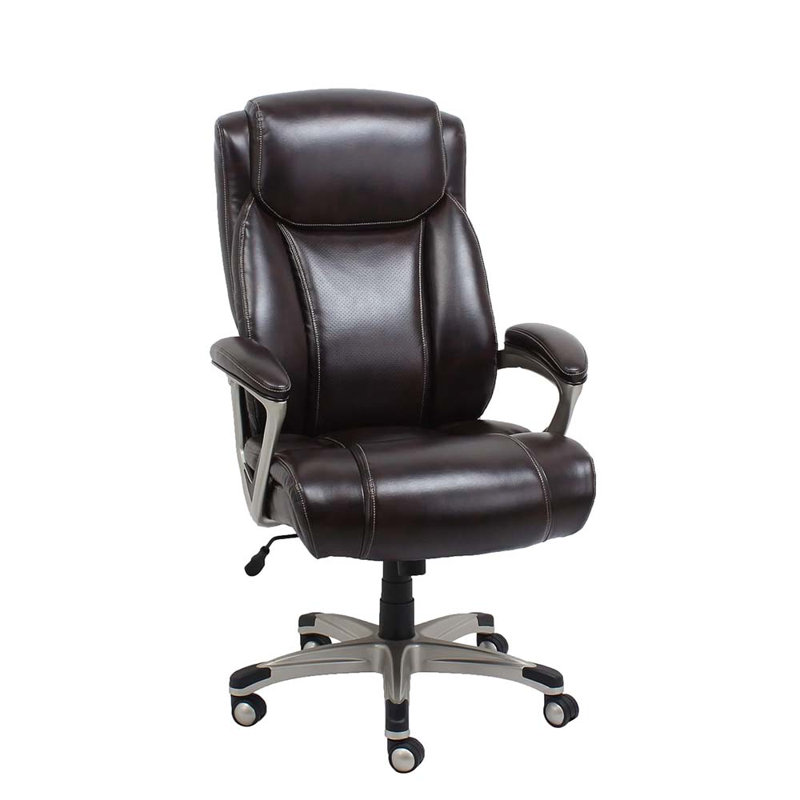 Game Chairs - Adjustable With Armrest, 350-Pound Capacity,28.5D X 30.25W X 47.9H In, Brown