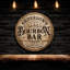 Plaque de bar Bourbon personnalisée-1411695865