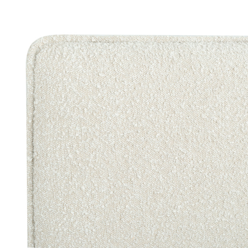 Callahan Upholstered Bed, Light Beige Boucle, Full