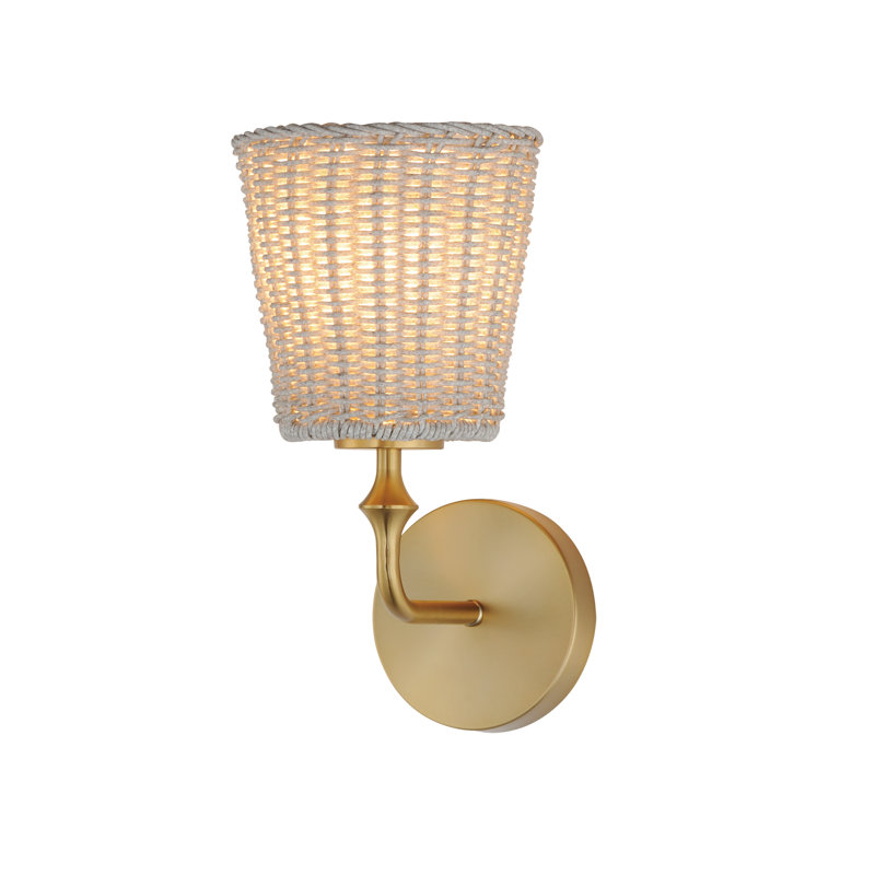 Baja-Wall Sconce, Natural Aged Brass