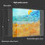 «Rising Moon 1889» par Vincent Van Gogh - Peinture sur toile encadrée-831490764-831490765