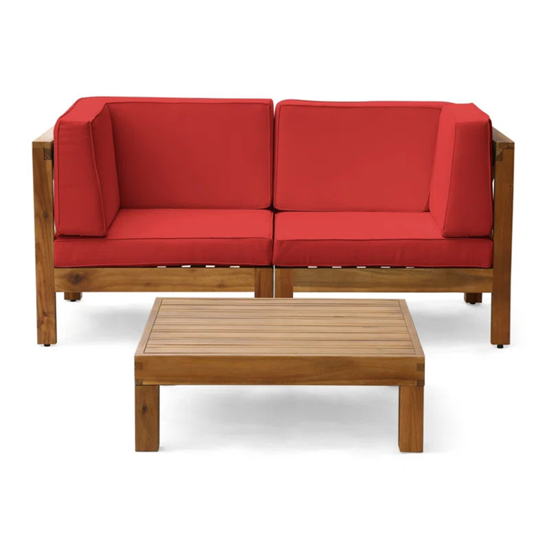 Ensemble de 3 sièges avec table basse
