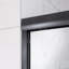 Strada 44 - 48 x 76 "Porte de douche coulissante sans cadre 3/8" en verre trempé transparent-111472684