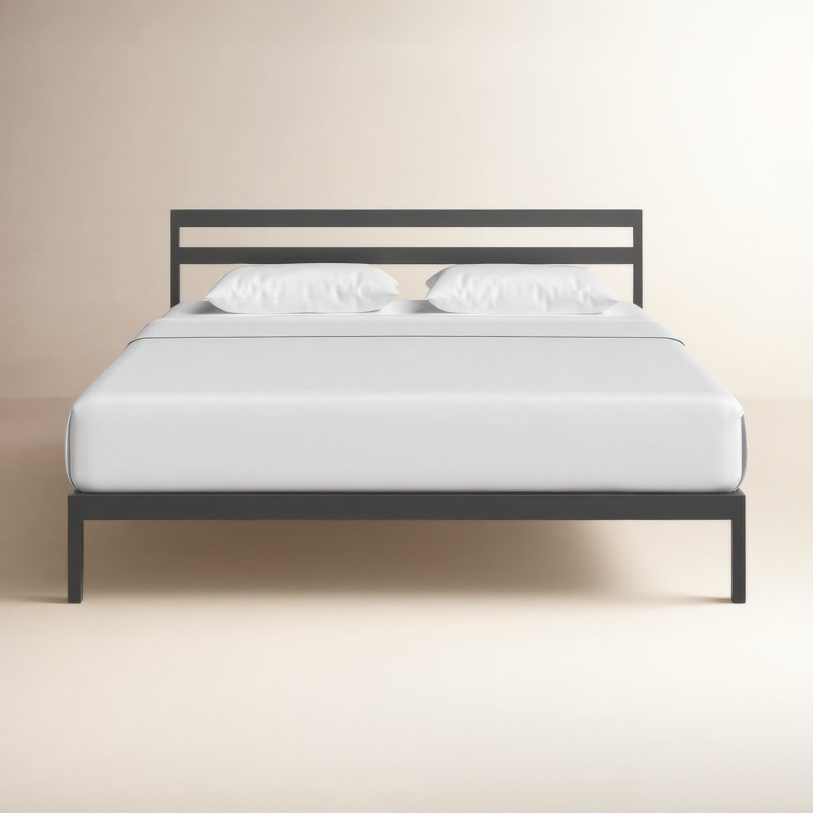 Aston Slat Bed, Black, King