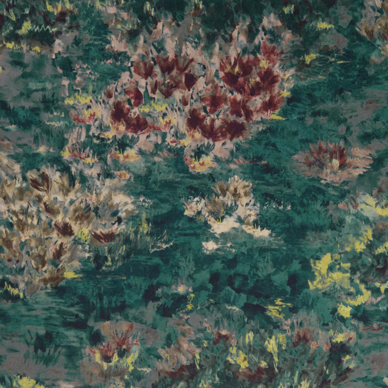 Exotica Fiore Fabric, Kingfisher