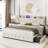 Upholstered Platform Bed Frame With Wingback Diamond Tufted Headboard