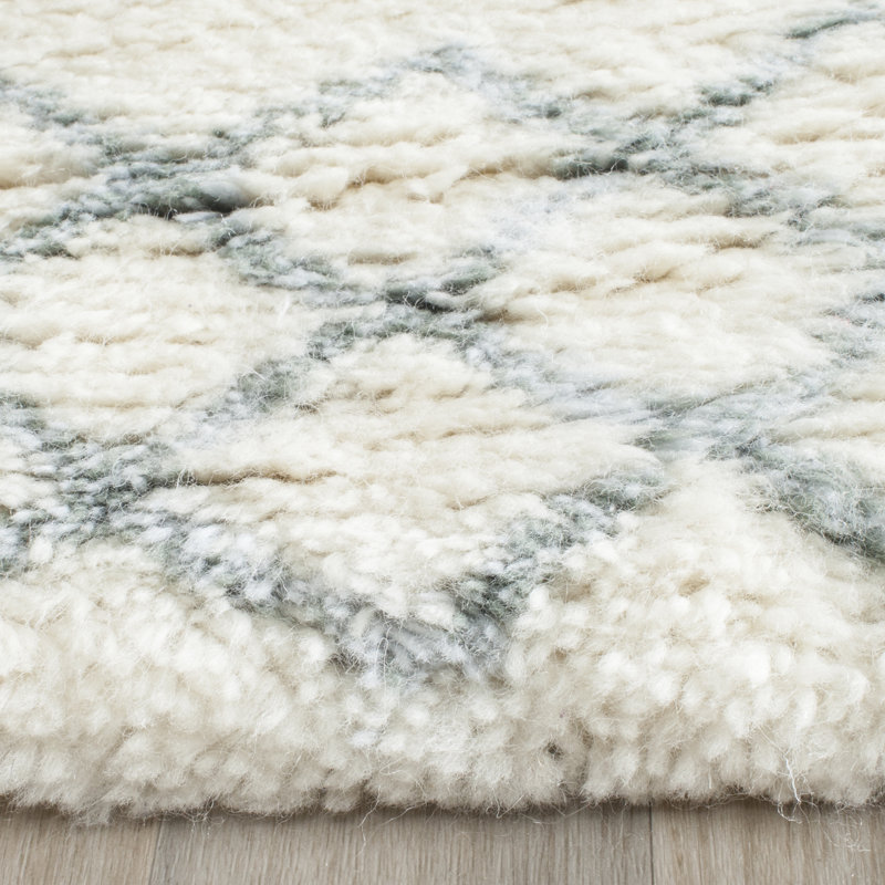 Jain Geometric Hand Woven Area Rug, Rectangle 152 x 244 cm