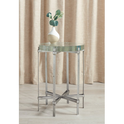 Hanzl Glass Top End Table