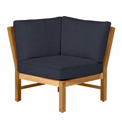 Club Teak Sectional Corner Chair