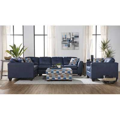 Fauteuil rembourré 57 po avec coussins réversibles et coussin Toboggan Sinatra