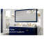 Miroir rectangulaire en bois bleu 36 "x 30" Eviva Acclaim-1813745416