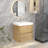 23.4'' Single Bathroom Vanity with Acrylic Top-231461848