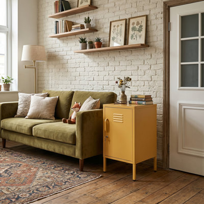 Metal storage cabinet