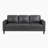 Mitka 77" W Faux Leather Sofa-829493051