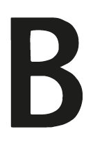 2 po Numéro de maison Beslagsboden, Acier inoxydable noir, B