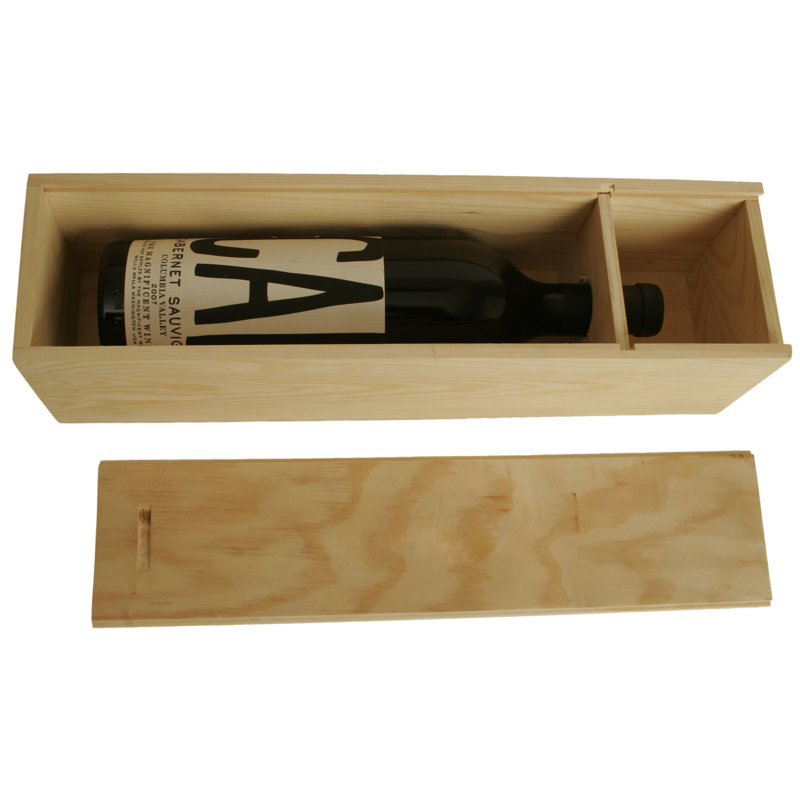 Boîte à vin pin